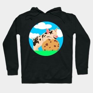 Baby pig ice cream horn Hoodie